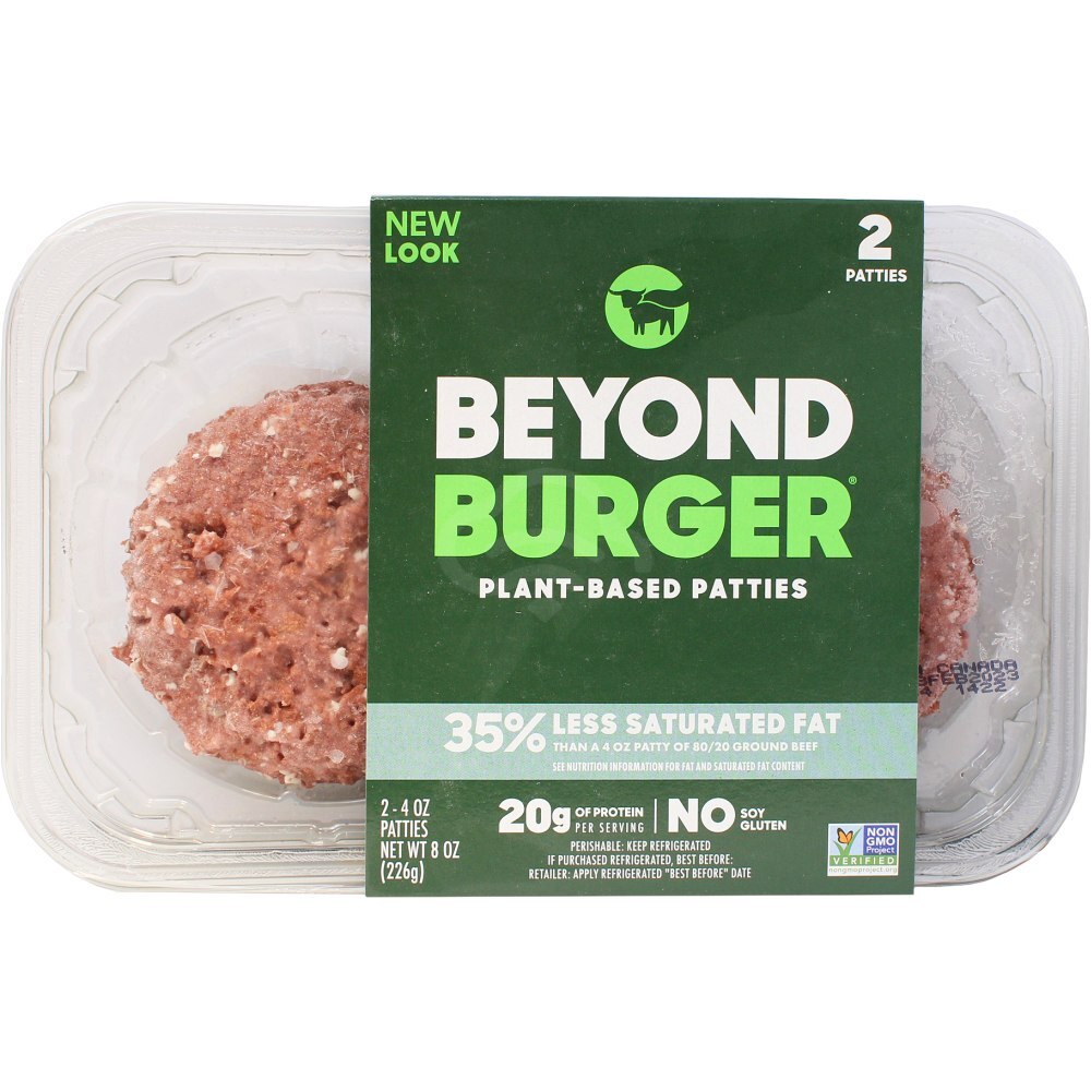 Beyond Meat Burger Plant-Based Burger Patties, 2 Ct 8 Oz