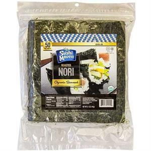 Sushi Maven Nori Toasted, 50 Ct