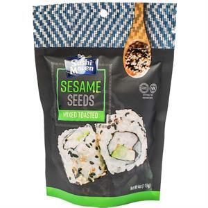 Sushi Maven Sesame Seeds Mixed, 4 Oz