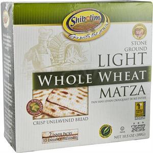 Shibolim Matza, Light Whole Wheat, 10.5 0z