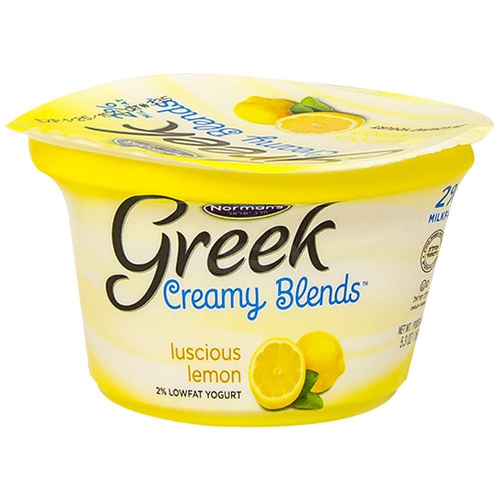 Norman's Creamy Blend Lemon Greek Yogurt, 5.3 Oz