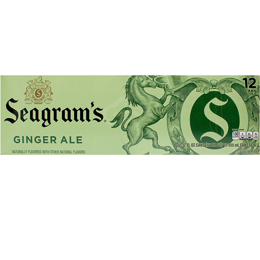 Seagram's Ginger Ale 12 Oz, 12 Ct