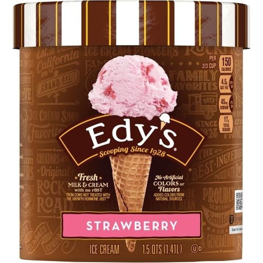 Edy's Ice Cream Real Strawberry