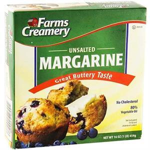 Farms Creamery Unsalted Margarine, 16 Oz
