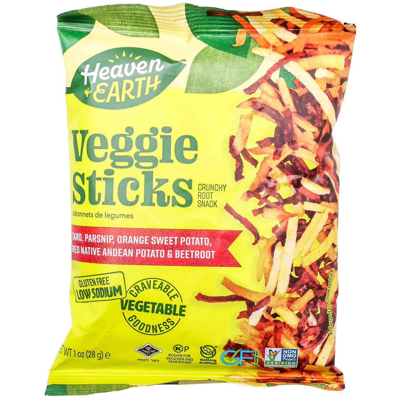 Heaven & Earth Veggie Sticks, 1 Oz