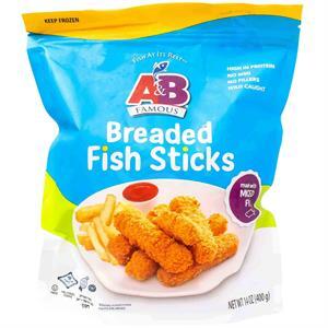 A&B Fish Sticks Minced, 14 Oz