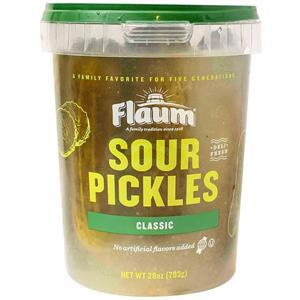Flaum's Sour Pickles Family Pack, 52 Oz | SeasonsKosher.com Online