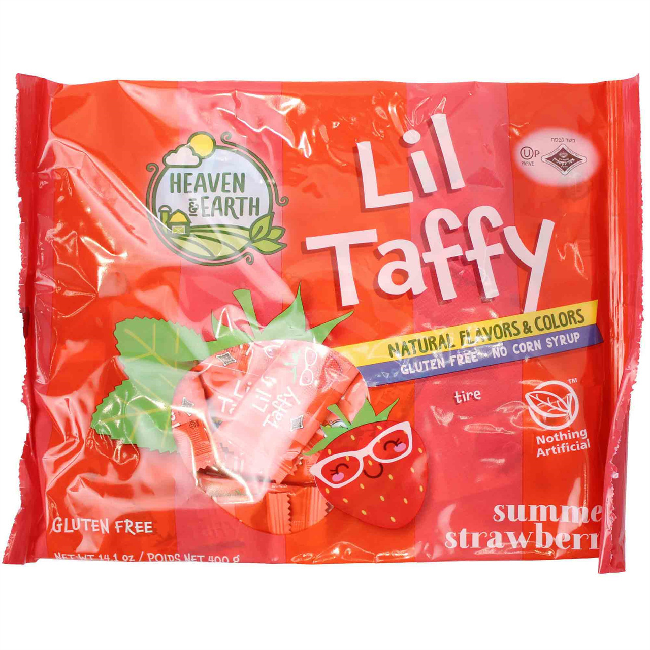 Heaven & Earth Mini Red Strawberry Taffy, 14.1 Oz