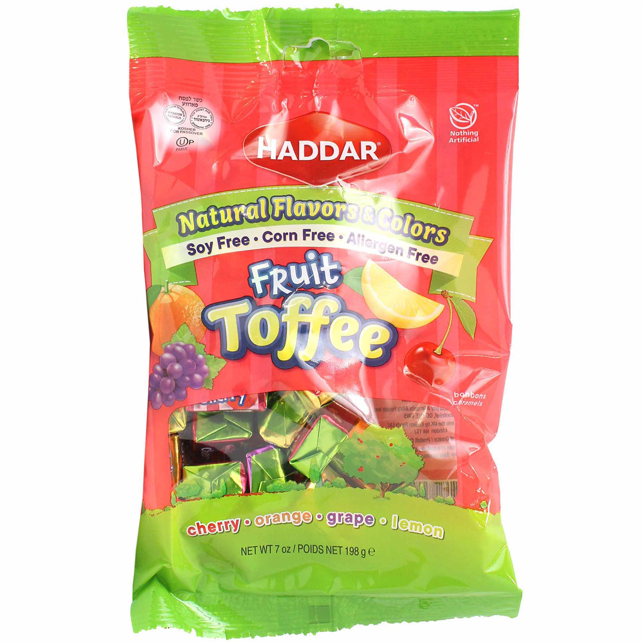 Haddar Mix Toffee Fruit, 7 Oz