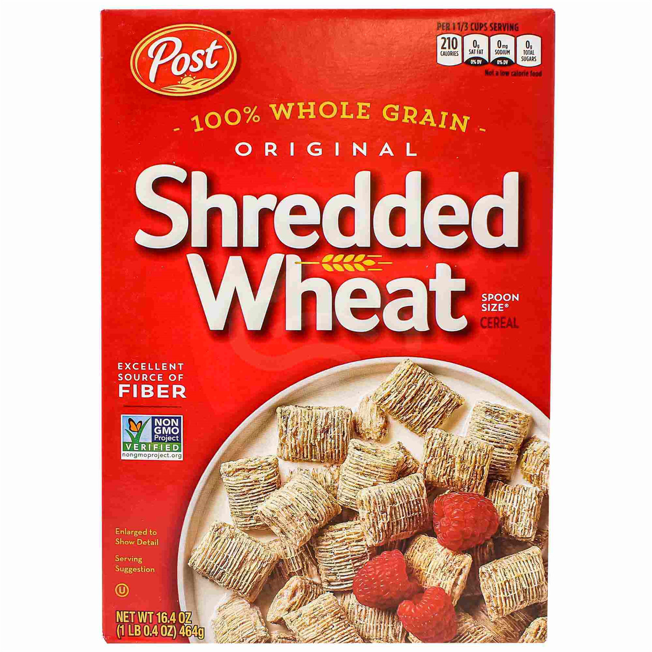 Post Shredded Wheat, Original, 16 Oz