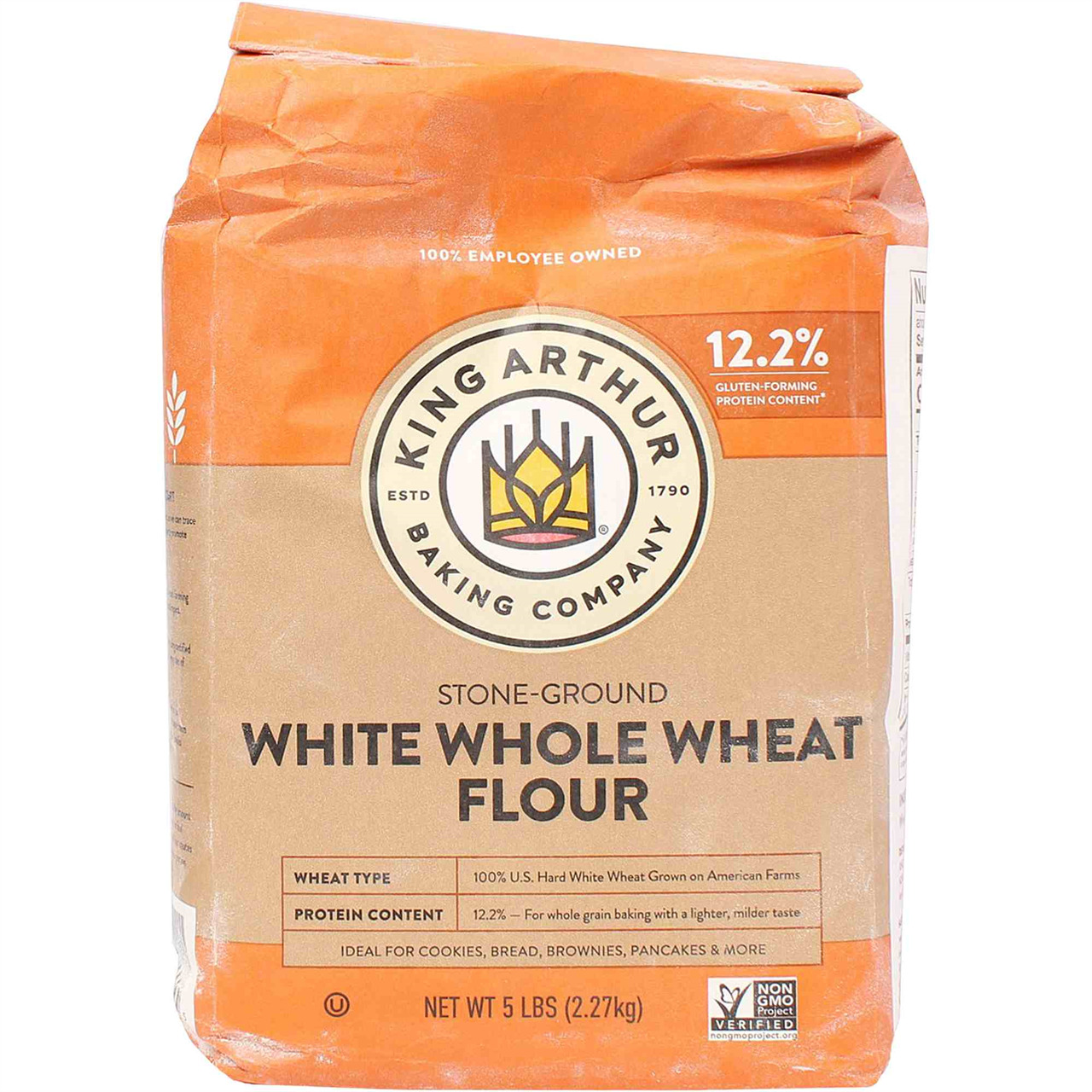 King Arthur White Whole Wheat Flour, 5 Lb