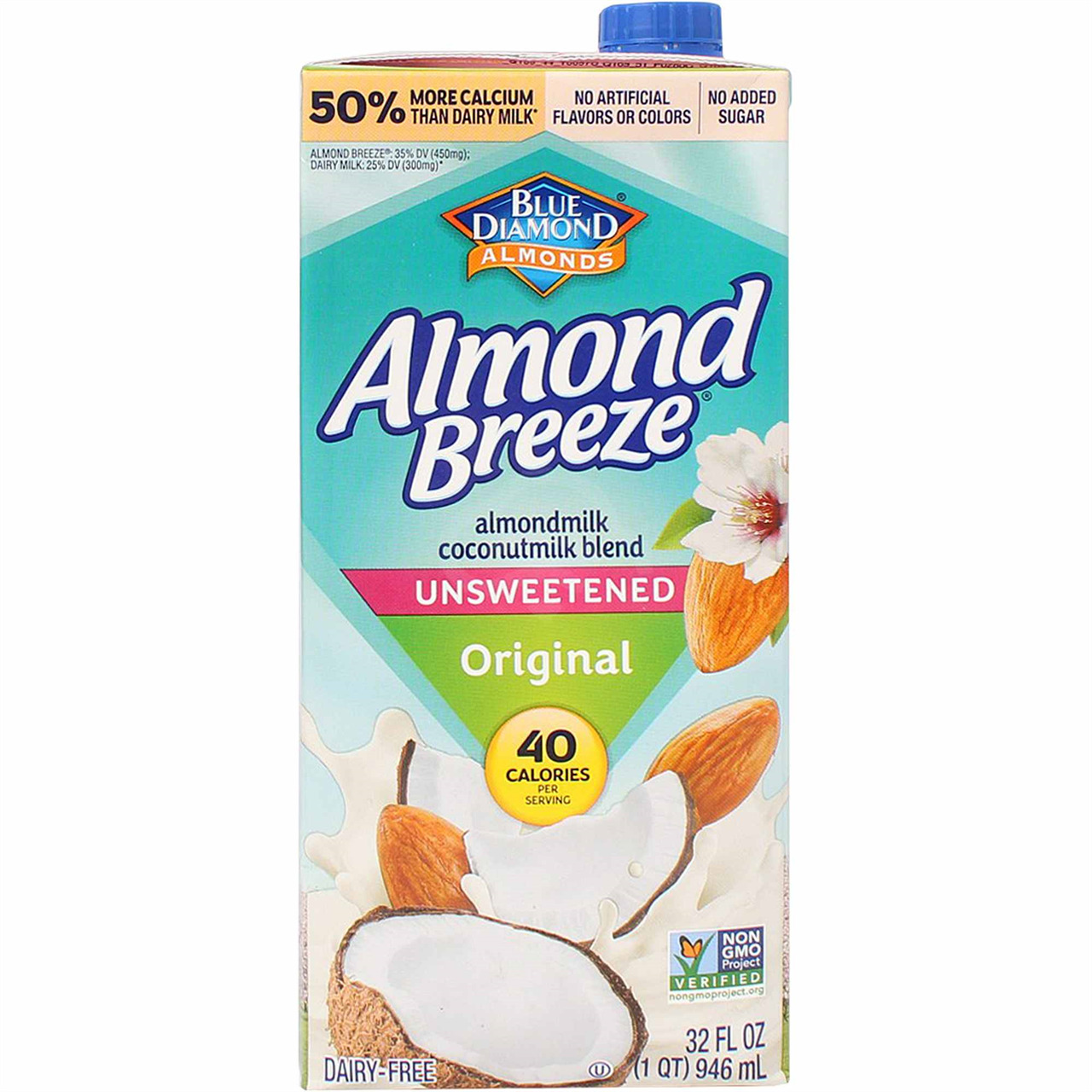 Blue Diamond Almond Coconut 45 Calories, 32 FL Oz