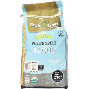 Grain Brain The Best Flour White Spelt Flour, 5 Lb