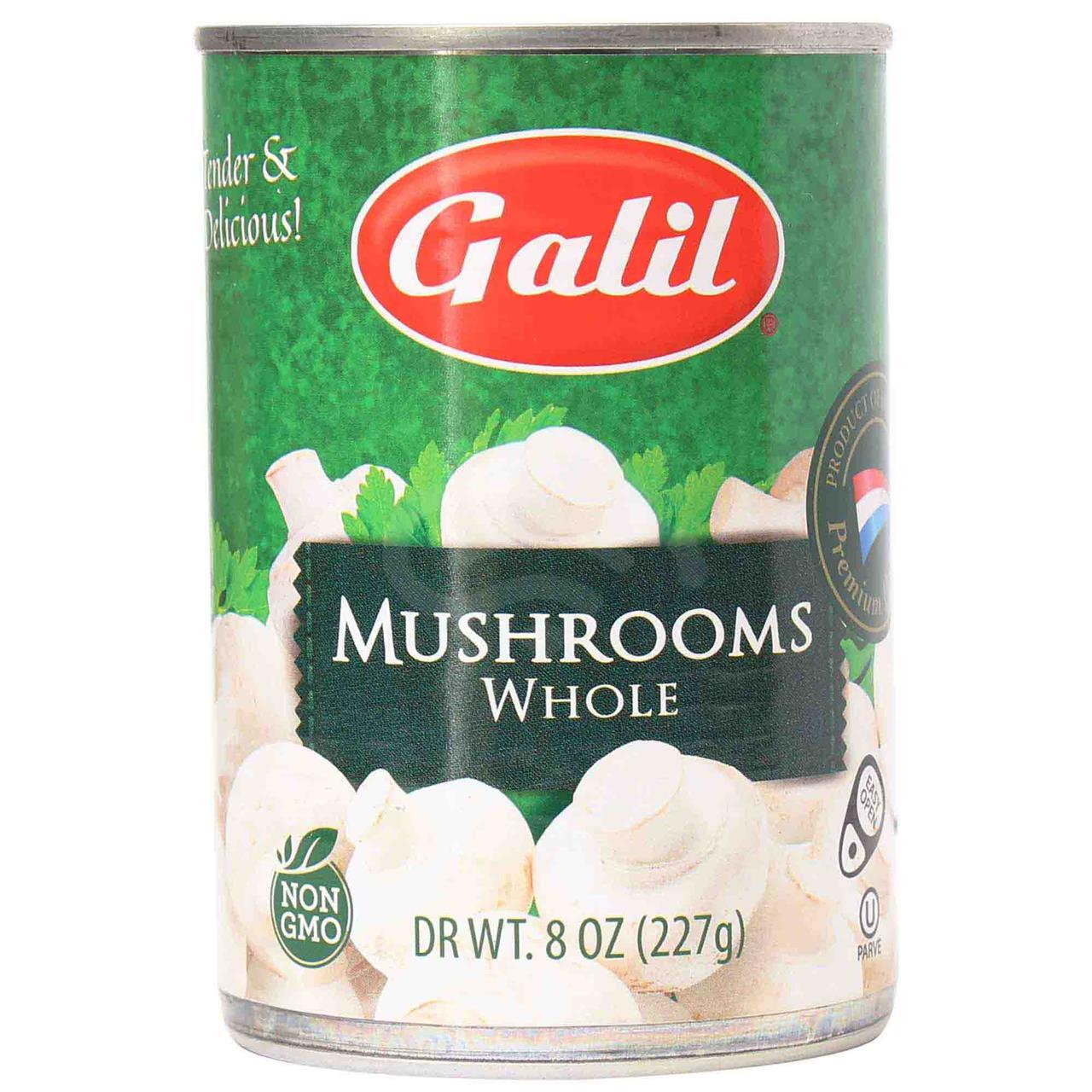 Galil Mushrooms Whole, 8 Oz