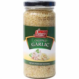 Liebers Chopped Garlic, 8 Oz