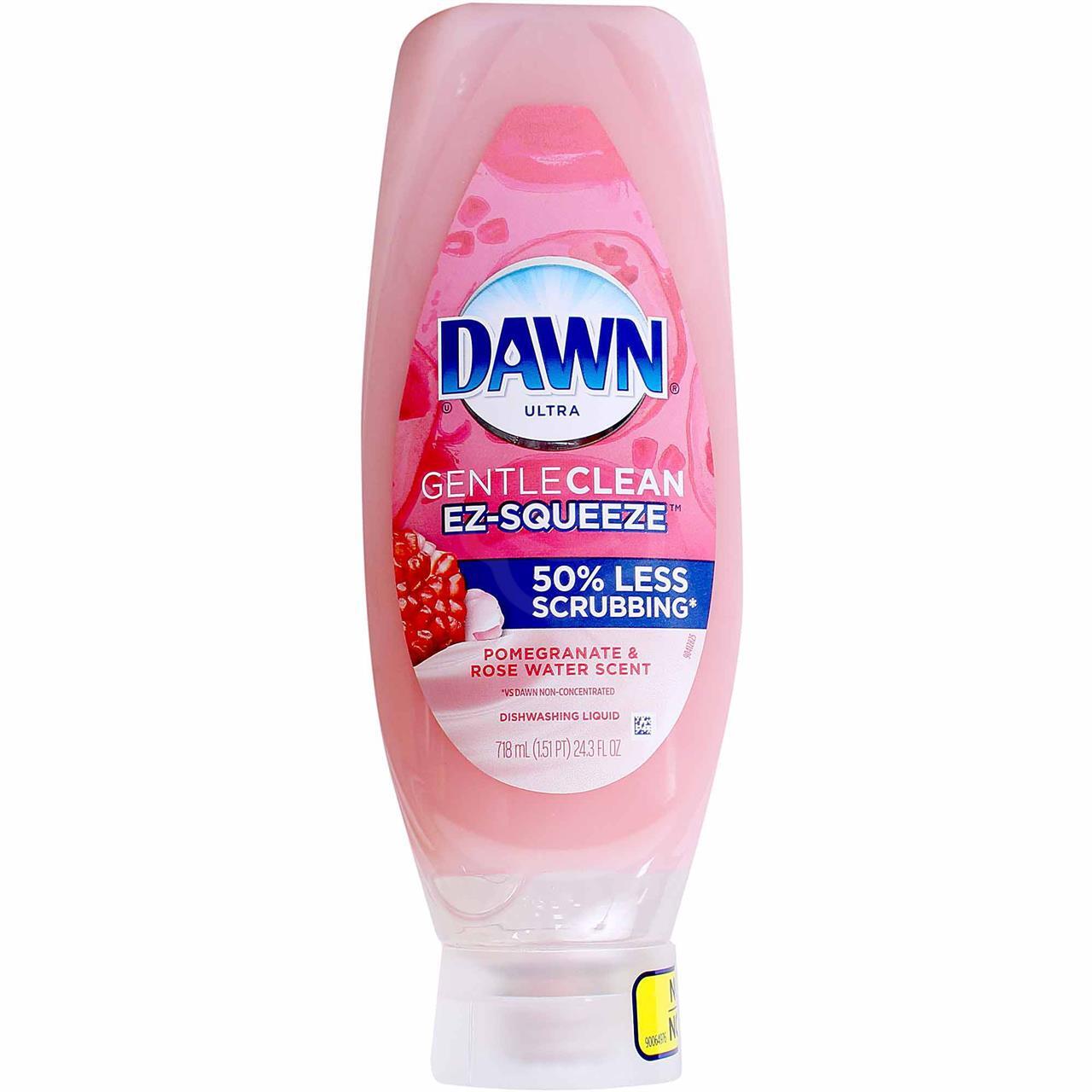Dawn Dish Liq Squeeze Pom Rose, 24 Oz