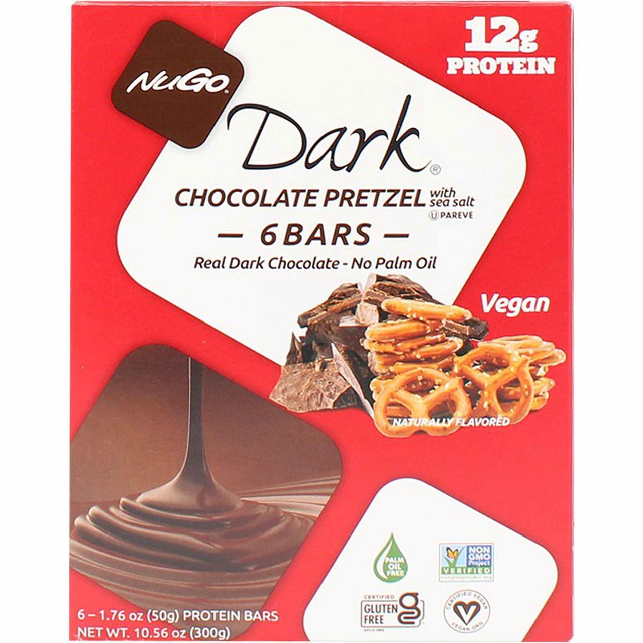 Nugo Dark Chocolate Pretzel 6 Pk, 1.7 Oz