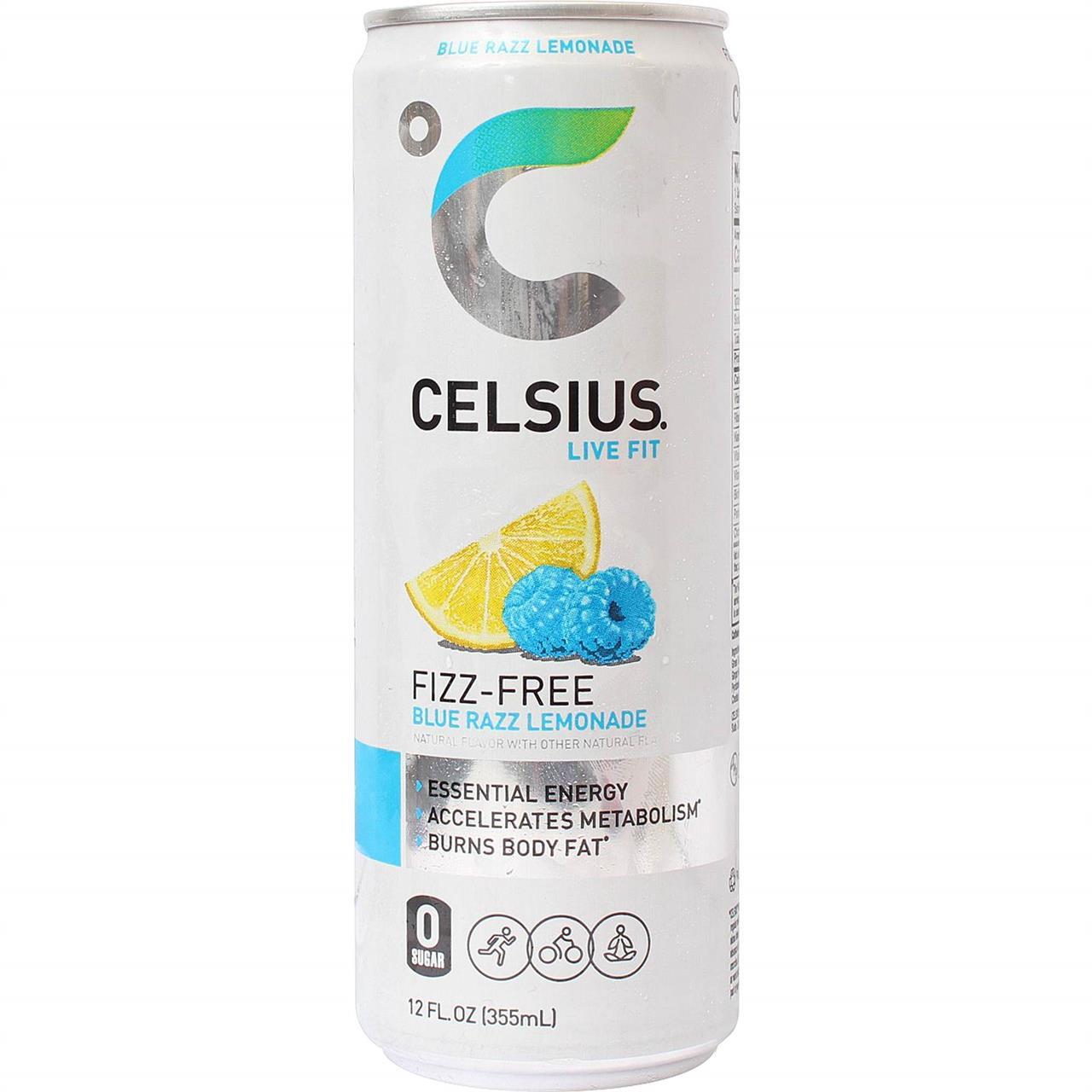 Celsius Blue Razz Lemonade, 12 Oz