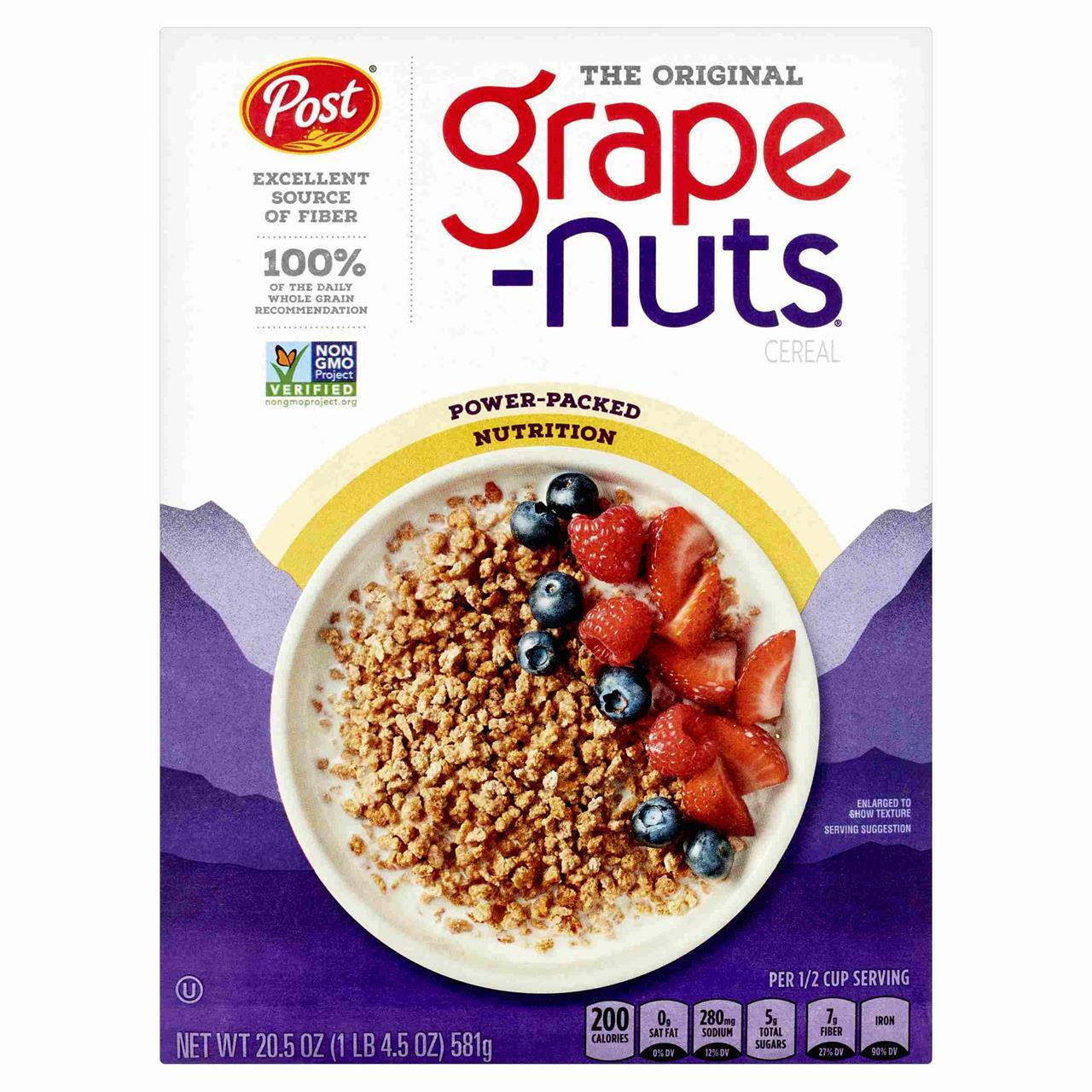 Post Grape Nuts, 20.5 Oz