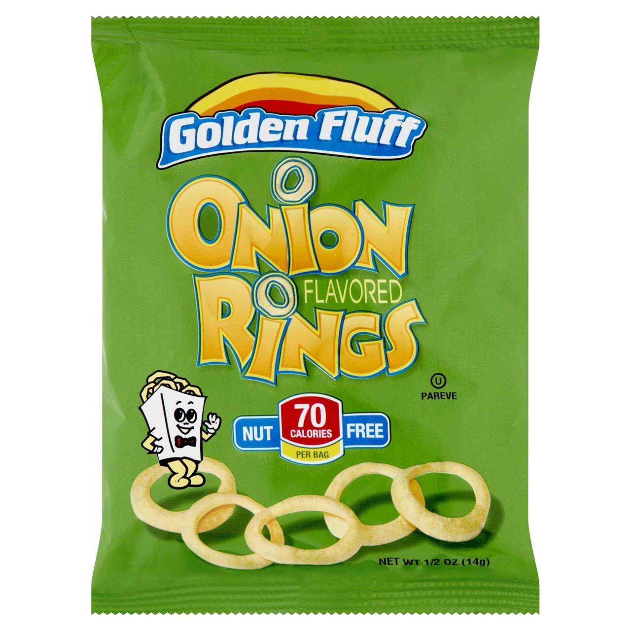 Golden Fluff Onion Rings Sm, 0.5 Oz