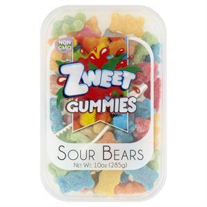 Zweet Gummies Sour Bears, 10 Oz