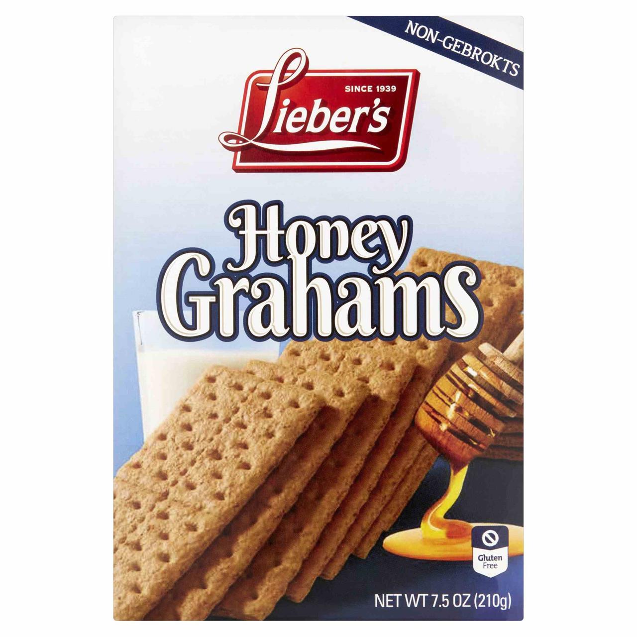 Lieber's Honey Grahams, 7.5 Oz Passover