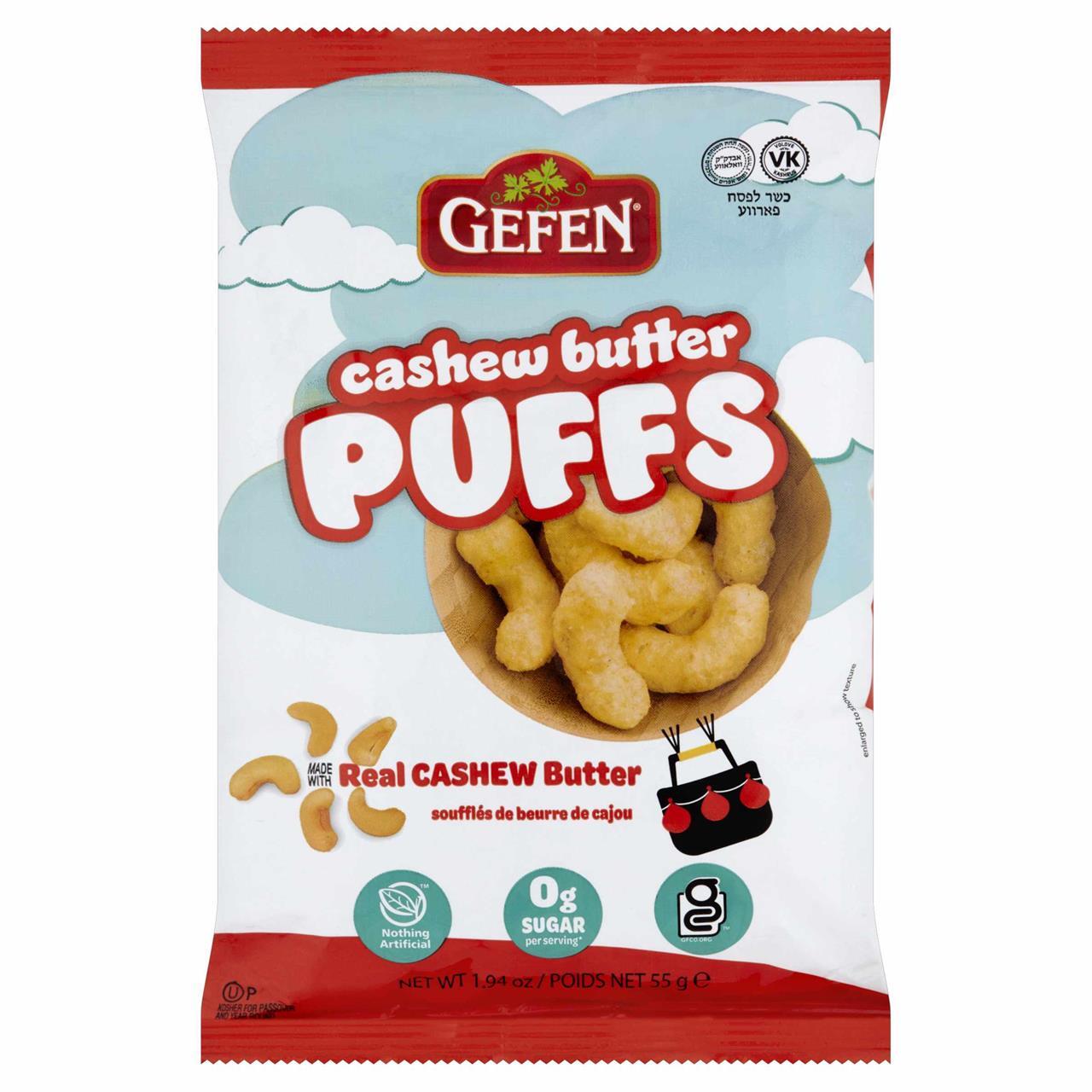 Gefen Cashew Butter Puffs, 1.94 Oz