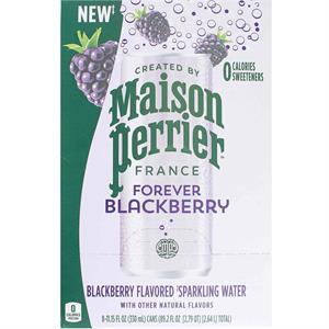 Maison Perrier Water Blackberry, 8 Ct