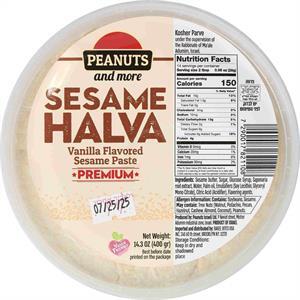 Peanuts & More Peanuts Halva Vanilla, 14.3 Oz