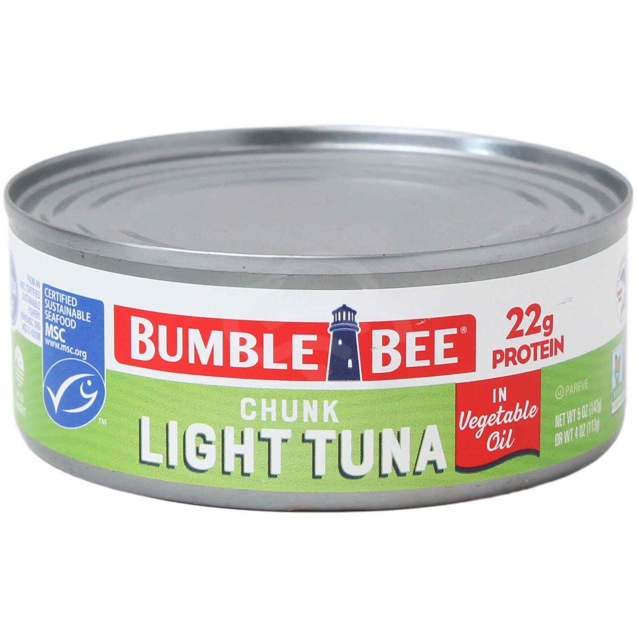 Bumble Bee Chunk Light Tuna In Oil, 5 Oz