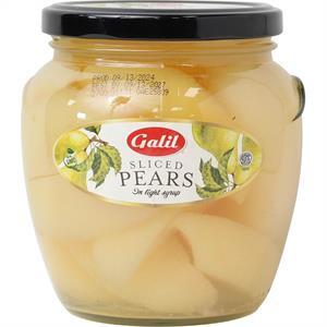 Galil Sliced Pears Light Syrup, 18.7 Oz