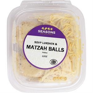 Seasons Soup Lukshen & Matzah Balls, 6 Oz
