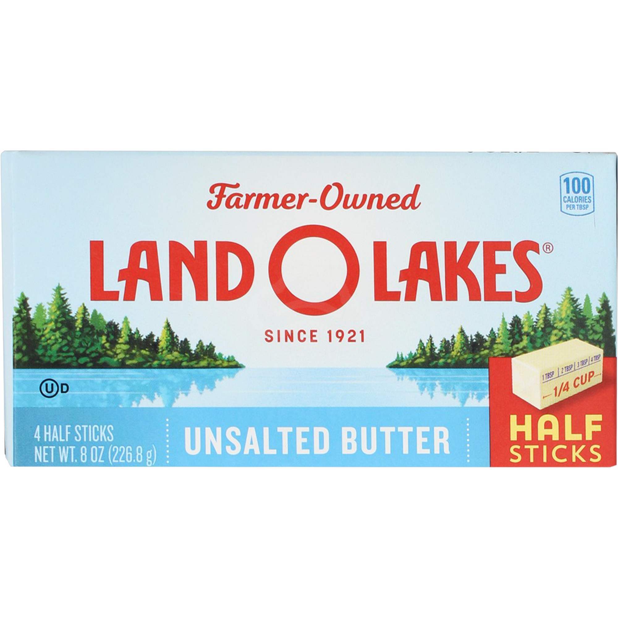 Land O Lakes Butter Half Sticks-Unsalted, 8 Oz