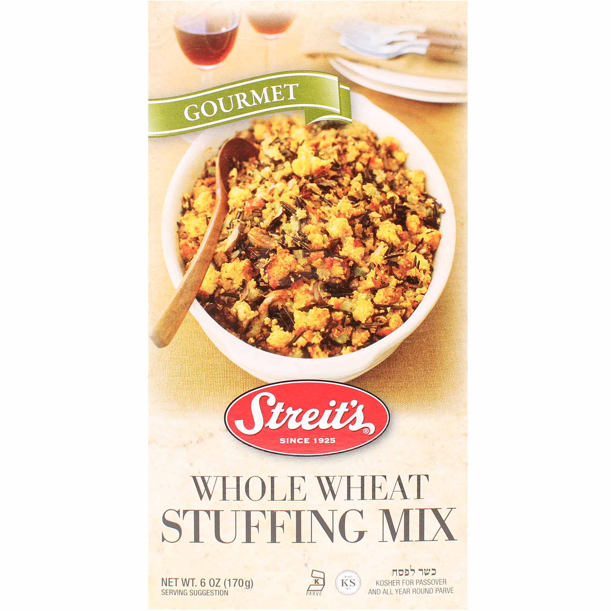 Streits Whole Wheat Stuffing Mix, 6 Oz