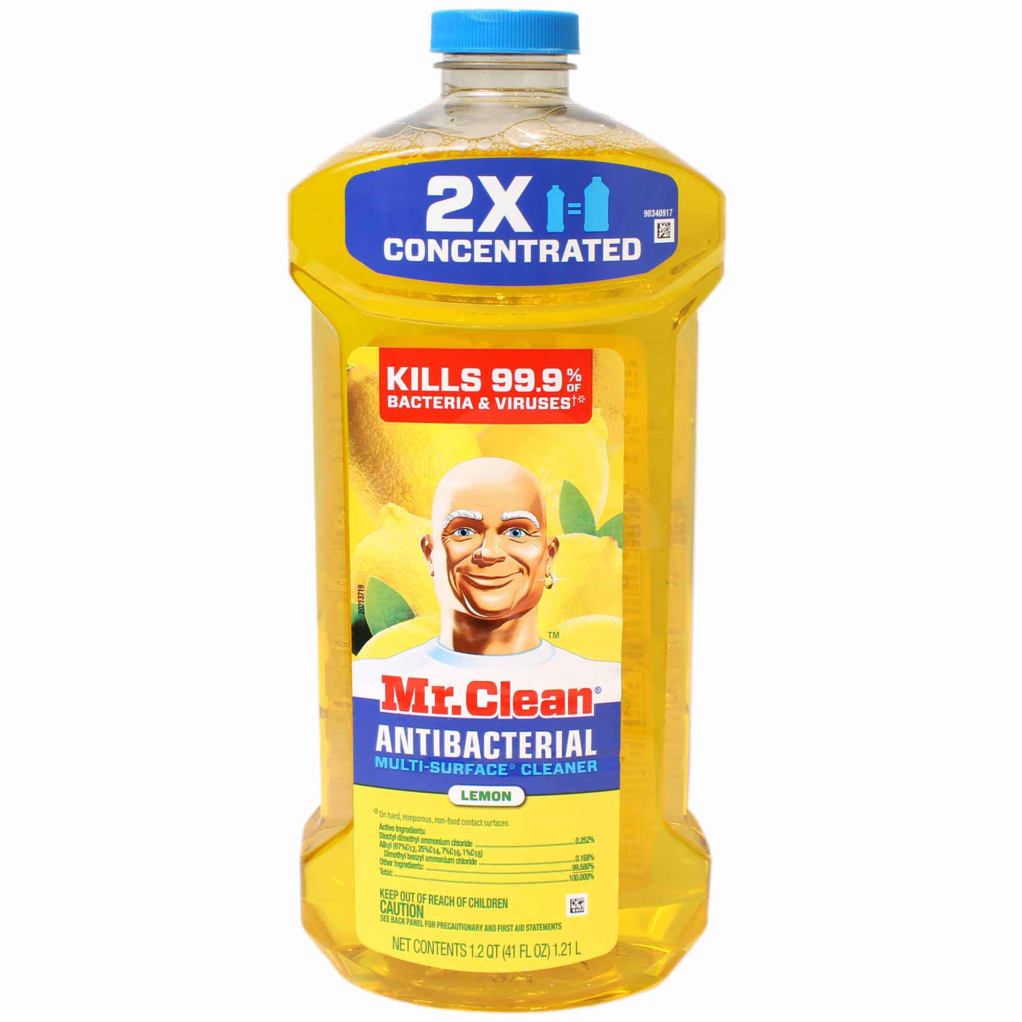 Mr Clean Cleaner Antibact Lemon, 41 Oz