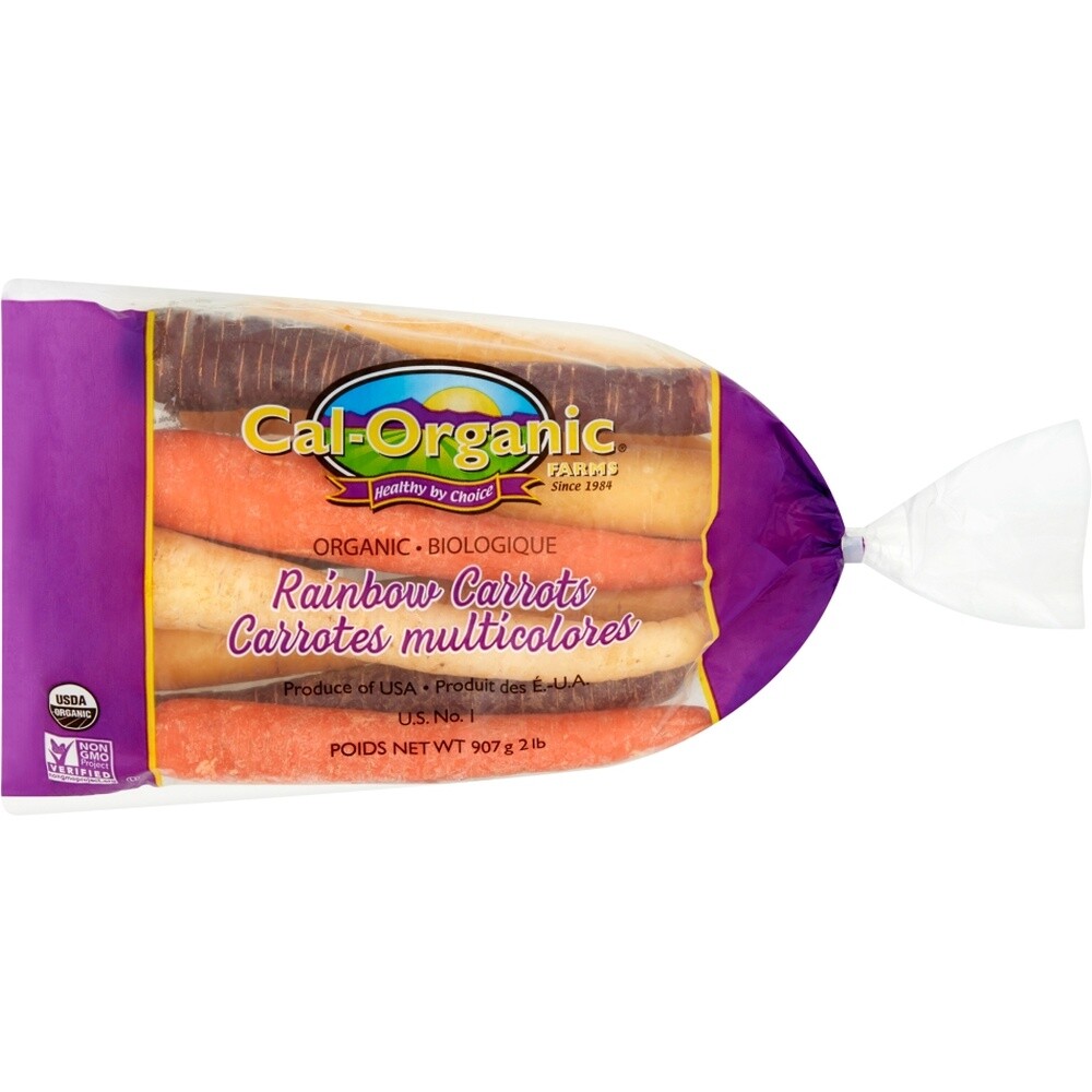 Organic Rainbow Carrots 2Lb