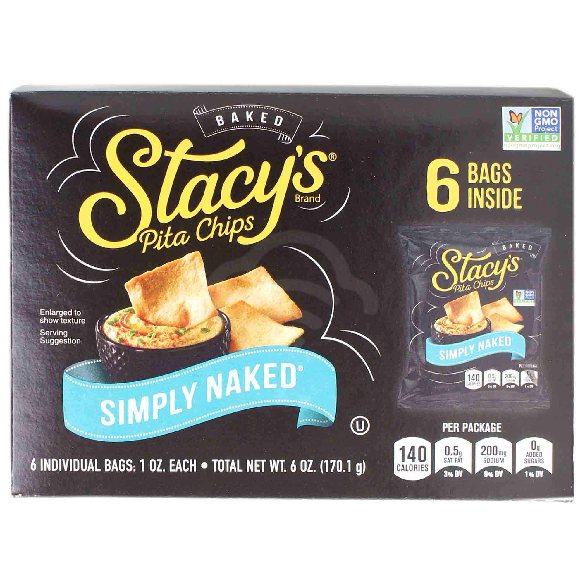 Stacys Pita Chips 6 Pk, 6 Oz