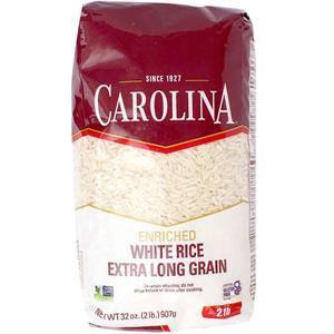 Carolina White Rice, Extra Long Grain, 2 Lb, 32 Oz