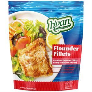 Bgan Flounder Fillet, 14 Oz