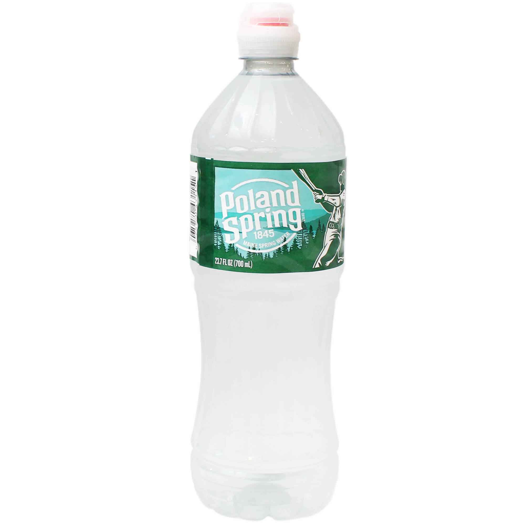 Poland Spring Water Bottle, Sports Cap, 23.7 Oz