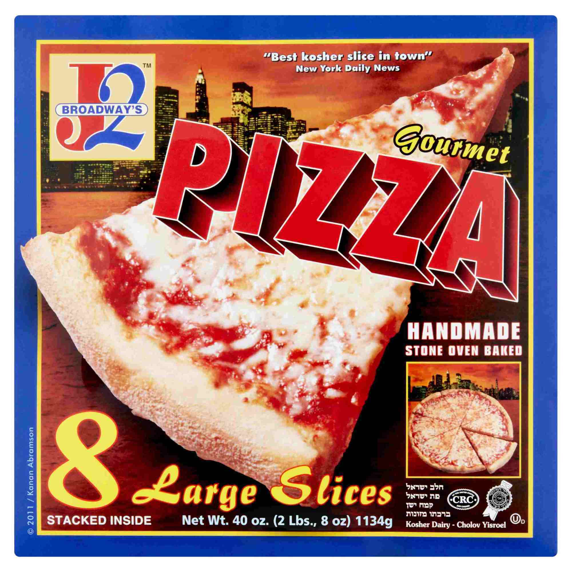 Broadway's J2 8 Slices Pizza, 40 Oz | SeasonsKosher.com Online