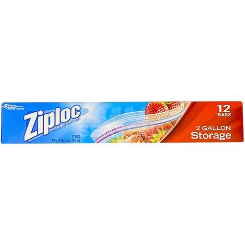 Ziploc 1Gallon Storage Bag 250 per Pack  1 per Case