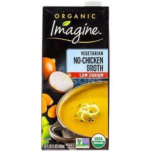 Imagine Foods No-Chicken Broth, Organic, Low Sodium, 32 Oz