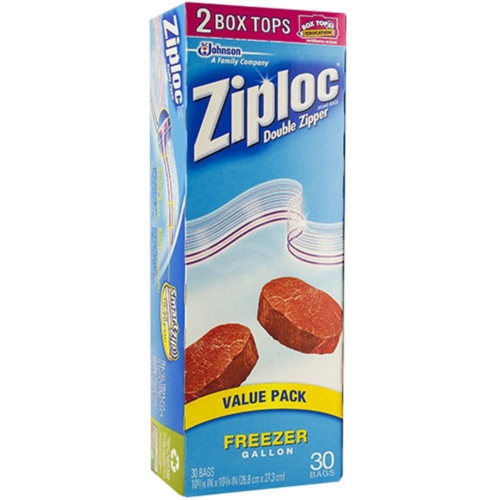 Ziploc Freezer Bags Gallon Size, 30 Ct -  Online
