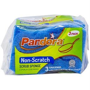 Pandora Non Scratch Sponge, 3 Pk -  Online Kosher Grocery  Shopping and Delivery Service