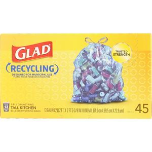 Glad Kitchen Bags, Tall, Handle-Tie, 13 Gallon - 50 bags