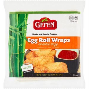 Gefen Egg Roll Wraps Oriental Style, 16 Oz 