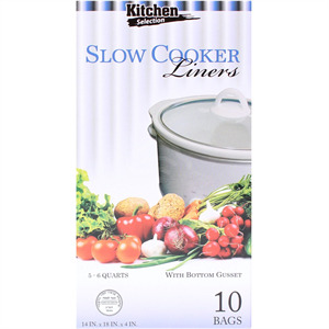 Kitchen Collection CROCK POT LINERS With Bottom Gusset - Extra